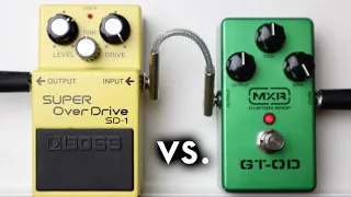 MXR GT-OD vs. Boss SD-1 Super OverDrive