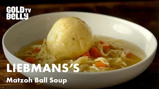 Liebman's Kosher Deli's Matzah Ball Soup Is a Comforting, Old Fashioned Staple