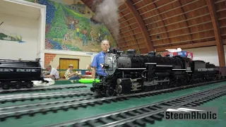 Live Steam trains come to life at the 2022 National Summer SteamUp