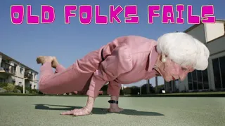 OLD PEOPLE FAILS COMPILATION - FUNNY OLD PEOPLE