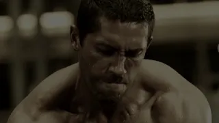 Scott Adkins is killing Van Damme's son with a chain in Assassination Games