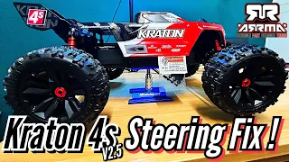 Quick and Easy Steering Fix for Arrma Kraton 4s v2.5 - Must Watch