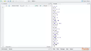 Learn R programming : Exploring Numbers and Arithmetic Operators  | packtpub.com