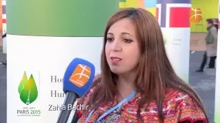COP 21 - Zahia Bachir et Fahima Laidi en robe kabyle
