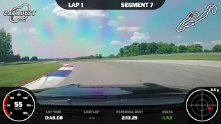 2021 GTR #355 SCCA TT nationals on Hoosier A7 slick tire Test.