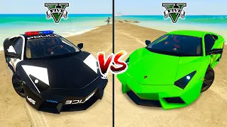 Police Lamborghini vs Normal Lamborghini in GTA 5 - which is best?