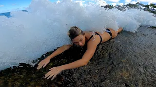 Playing on the Reef with Mason: A Summer Day GoPro Raw.