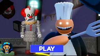 Roblox 2 SPEEDRUN SCARY OBBY Escape Pennywise's Mansion Obby!, ESCAPE MR CHEESE!