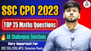 Top 25 Questions of CPO 2023 Asked by SSC Solutions by Abhas Saini