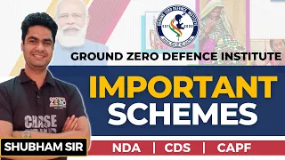 PM Important Schemes | NDA, CDS, CAPF | Mission Karmayogi | PM Svanidhi | #pmimportantschemes | #nda