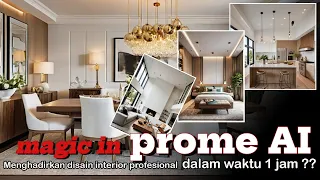 Interior Design in prome AI