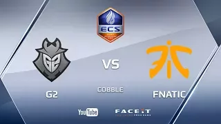 G2 vs fnatic, ECS S4, cobblestone, ECS Season 4 Europe