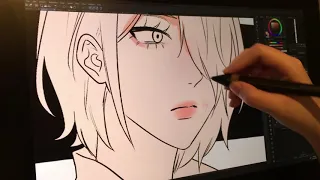 [Webtoon] Wonderwall Characters Coloring Process #3