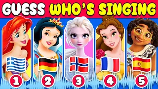 Guess Who's Singing 🎤🎶🌎 Disney Princesses singing in their Native Languages 🎙️