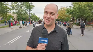 VOX POP – Guy Nantel à la manifestation anti-vaccin et anti-passeport vaccinal