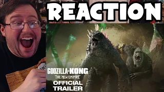 Gor's "Godzilla x Kong : The New Empire" Official Trailer REACTION (OH MY GOD I'M GONNA CU- )