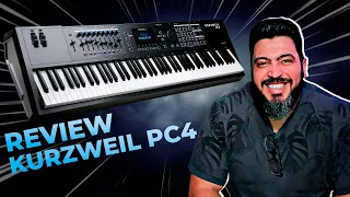 Teclado Kurzweil PC4 com 88 teclas de ação de piano || REVIEW KURZWEIL PC4