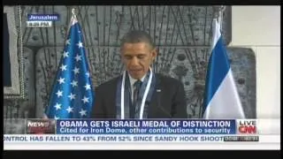 President Obama awarded Israel's Presidential Medal of Distinction (March 21, 2013) [2/2]