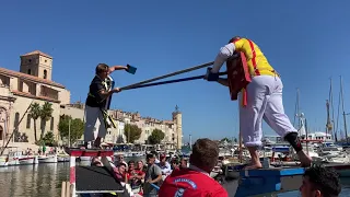 Des joutes provençales ont lieu aujourd'hui dans le port de La Ciotat