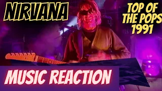 Music Reaction - Nirvana Smells Like Teen Spirit (TOTP 1991 - Live Vocal)