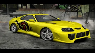 Как сделать Toyota Supra Ронни из пролога в NFS Most Wanted