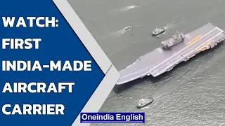 India's first Indigenous Aircraft Carrier begins sea trials | INS Vikrant | Watch | Oneindia News