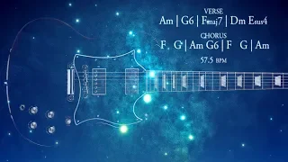 Space Rock Ballad Guitar Backing Track A Minor Jam