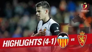 Highlights Valencia CF vs Real Zaragoza (4-1)