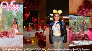 VLOG | Cabin Getaway + Disney World Epcot + GF Face Reveal + Valentines Surprises + Miami Trip &More