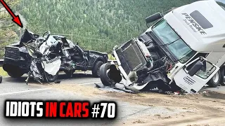 Idiots in Cars & Hard Car Crashes 2023 - Compilation #70