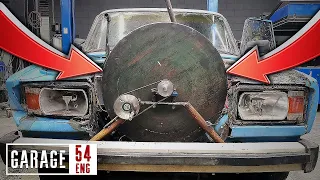 We make a 60 kilo inertia starter for a car