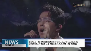 Dimash Kudaibergen performs at inaugural ceremony for U.S. President-elect Joe Biden