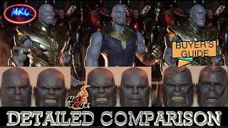 Hot toys Battle Damaged Ver. THANOS FULL COMPARISON | Avengers Infinity War vs Endgame