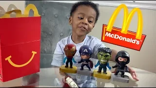 MCDONALD'S AVENGERS ENDGAME HAPPY MEAL TOYS!