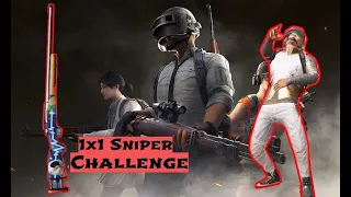 1x1 Sniper Challenge Pubg Mobile ! Funny Kills 😂!Pubg Mobile Gameplay