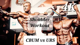 CBUM vs URS Shoulder Workout 😯😲😲