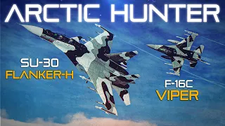 Unstoppable Dogfighter | Su-30 Flanker-H Vs F-16 Viper | DOGFIGHT | Digital Combat Simulator | DCS |