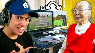 Cette MAMIE de 97 ANS joue à MINECRAFT !