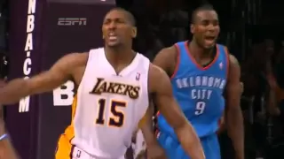 Metta World Peace (Ron Artest) Ejected After Hard Elbow Shot To James Harden