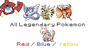 How to get all Legendary Pokemon in Pokemon Red/Blue/Yellow