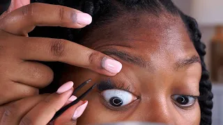 How I Do My Own DIY Lash Extensions For Cheap | Blake Jael