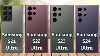 Samsung Galaxy S21 Ultra Vs Galaxy S22 Ultra Vs Galaxy S23 Ultra Vs#Galaxy S24 Ultra full#comparions