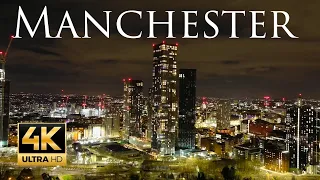 Manchester City Centre England 4K Mavic Air 2 Drone Video / Footage