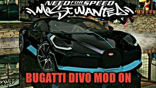 NFS Most Wanted | Bugatti Divo Mod On | Tutorial | Gameplay