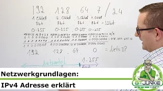 IPv4 Adresse einfach erklärt, ip und Subnetzmaske erklärt