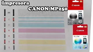 👌Cambio de cartuchos Canon MP250 con sistema de tintas