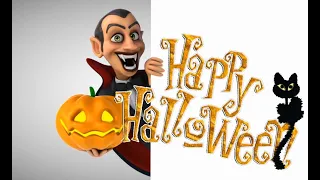 Страшно веселое поздравление на Хэллоуин! Happy Halloween! Открытка на 31 октября! Хоррор! Ужастик!