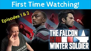 THE FALCON AND THE WINTER SOLDIER E1 & E2 | First Time Watching | OLD LADY MOVIE REACTION