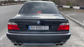 BMW E38 750i acceleration, launch soft start