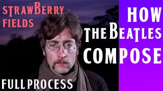 John Lennon - Composing Strawberry fields forever (from a tune to a song) COMPLETE! RARE The Beatles